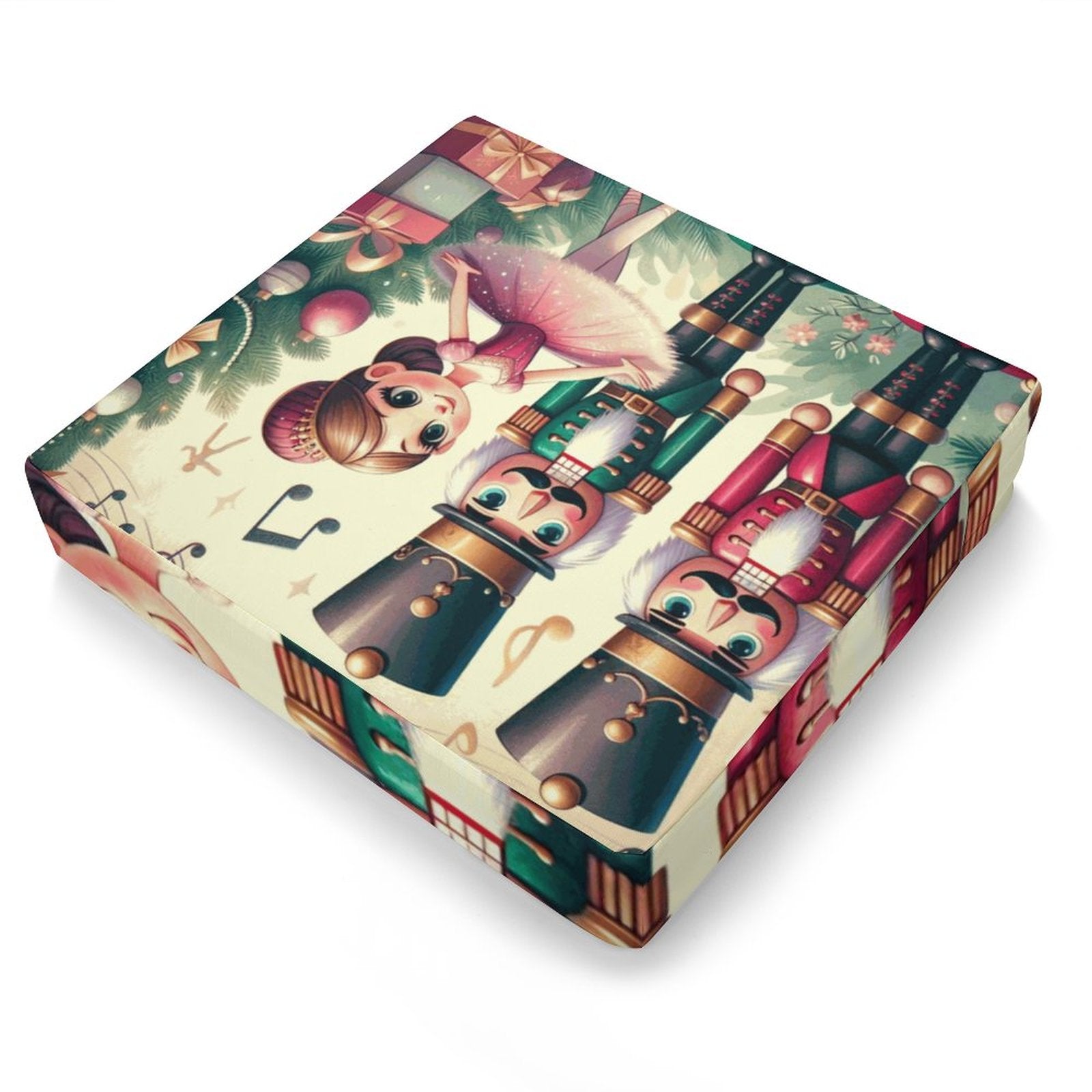 Christmas Nutcrackers Couch Outdoor Cover-25"x25"x4"/64x64x10cm