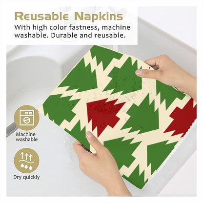 Christmas pattern Napkin Fabric｜ Polyester