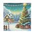 Napkin Fabric｜ Polyester - design 2 - White / 6PCS - ChristmasLoving.Shop