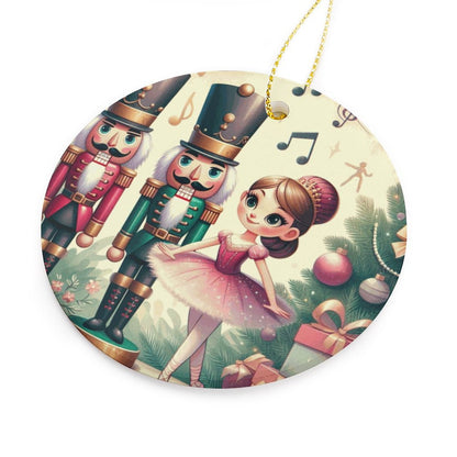 Round Ceramic Christmas Decorations