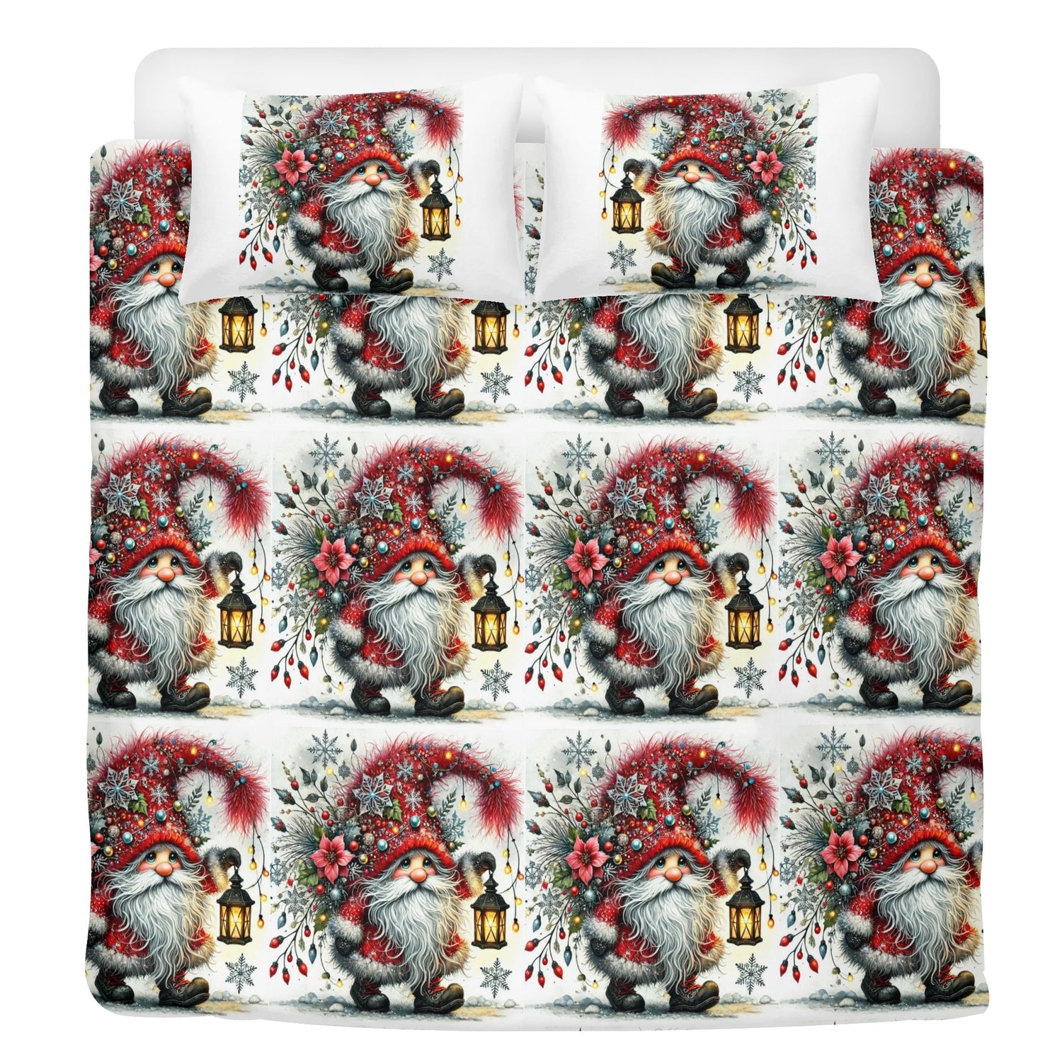 Three Pcs Beddings Christmas Gnome decoration