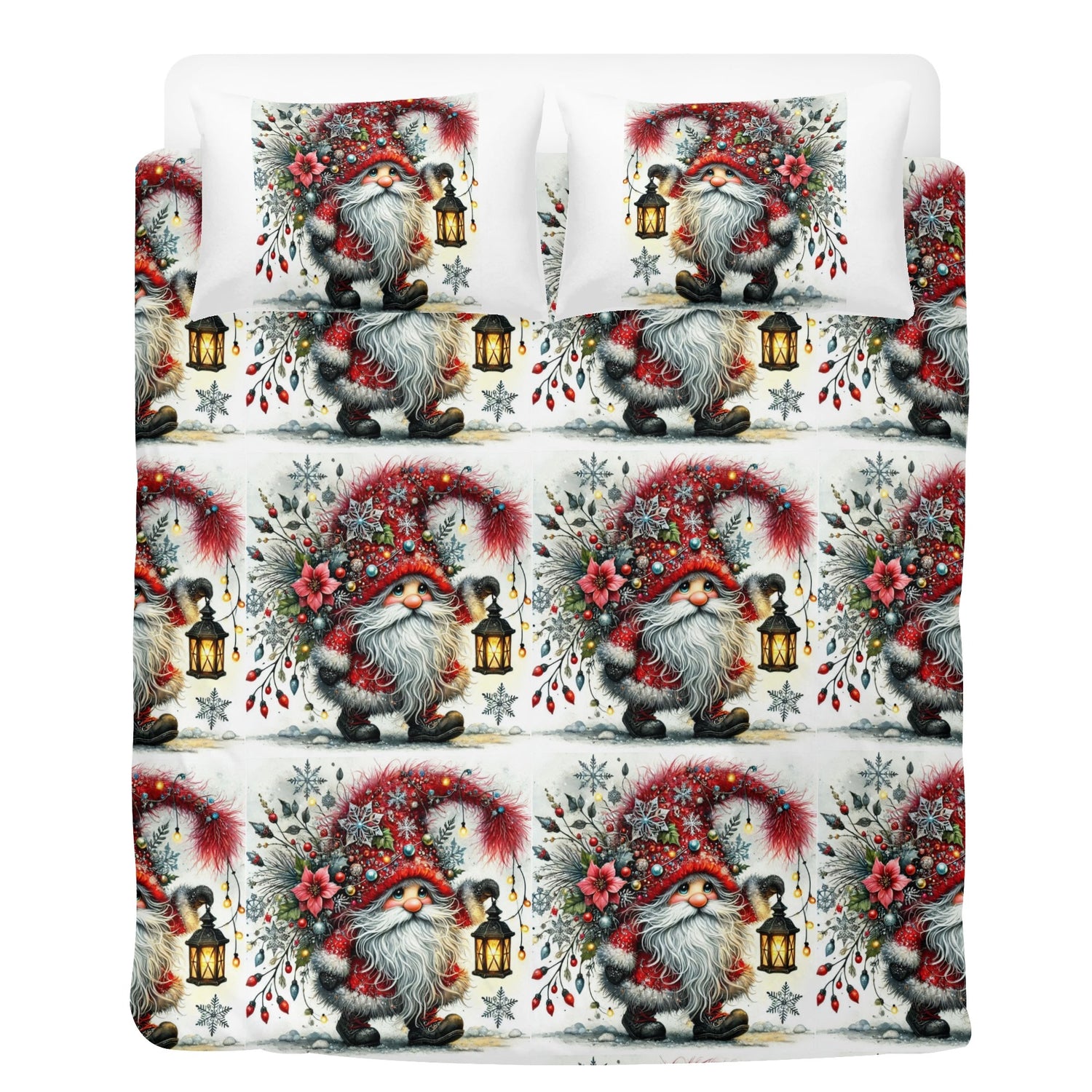 Three Pcs Beddings Christmas Gnome decoration