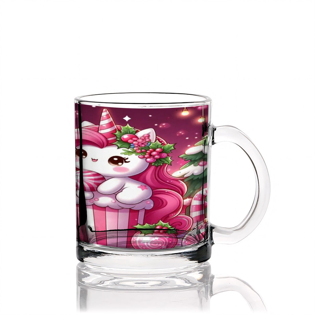 Glass Coffee Cups - One Size - ChristmasLoving.Shop