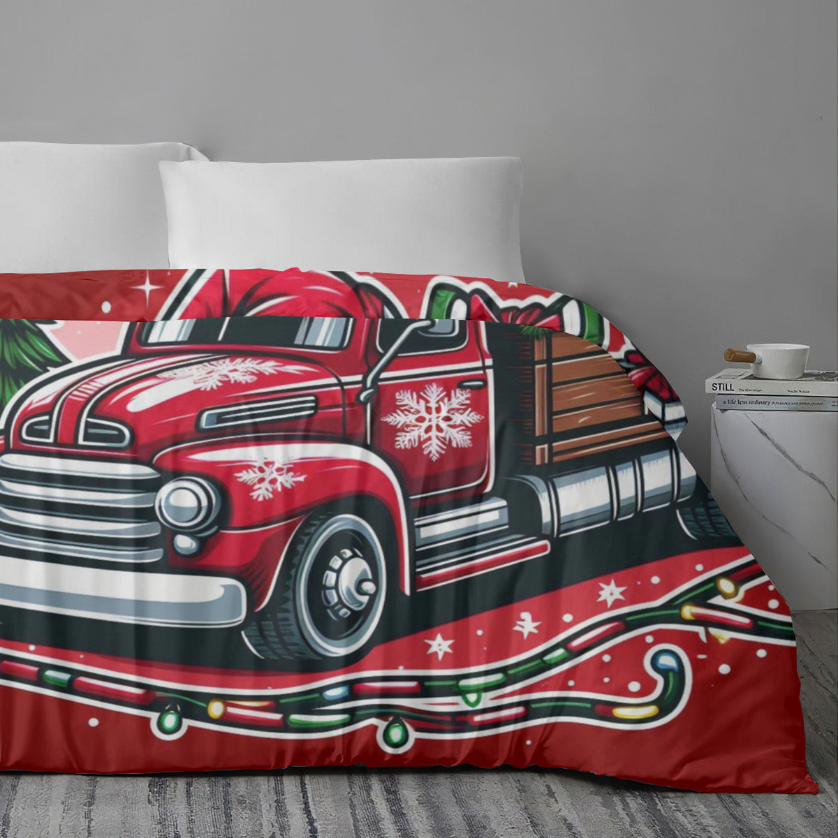 Christmas Truck Bedding four piece set