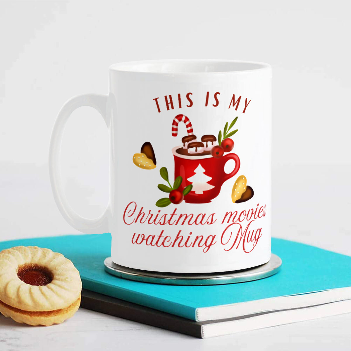 Christmas  Mug (325ml/11oz) | Ceramic - Hot Chocolate