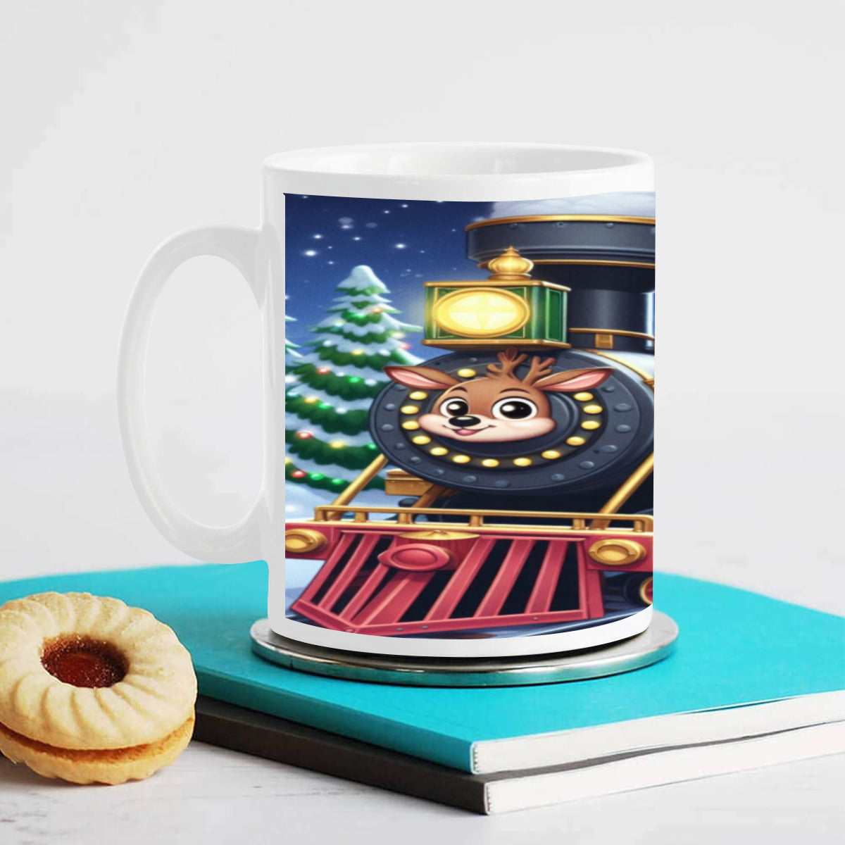 High Quality Scratch Resistant Mug (325ml/11oz) | Ceramic - train8