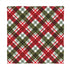 Napkin Fabric｜ Polyester - Christmas pattern 2 (1) - White / 6PCS - ChristmasLoving.Shop