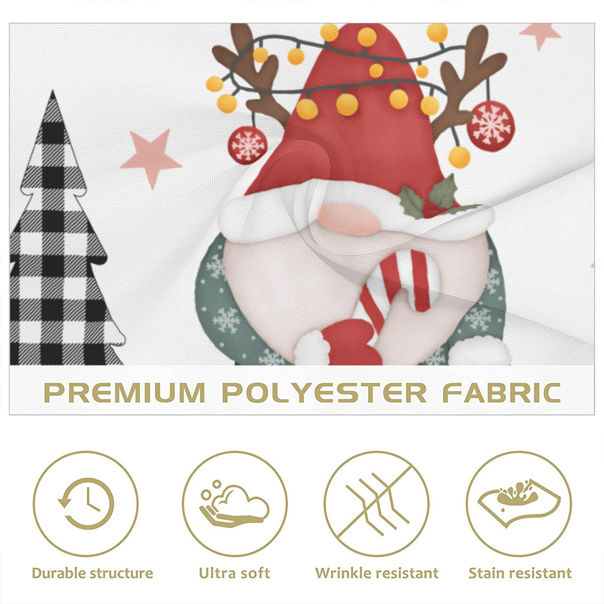 Christmas Napkin Fabric｜ Polyester