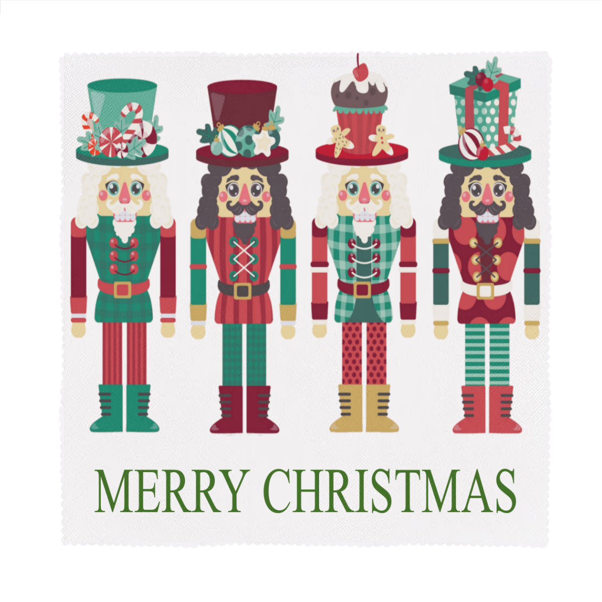 Napkin Fabric｜ Polyester - Nutcrackers