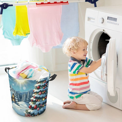 Oxford Collapsible Laundry Basket