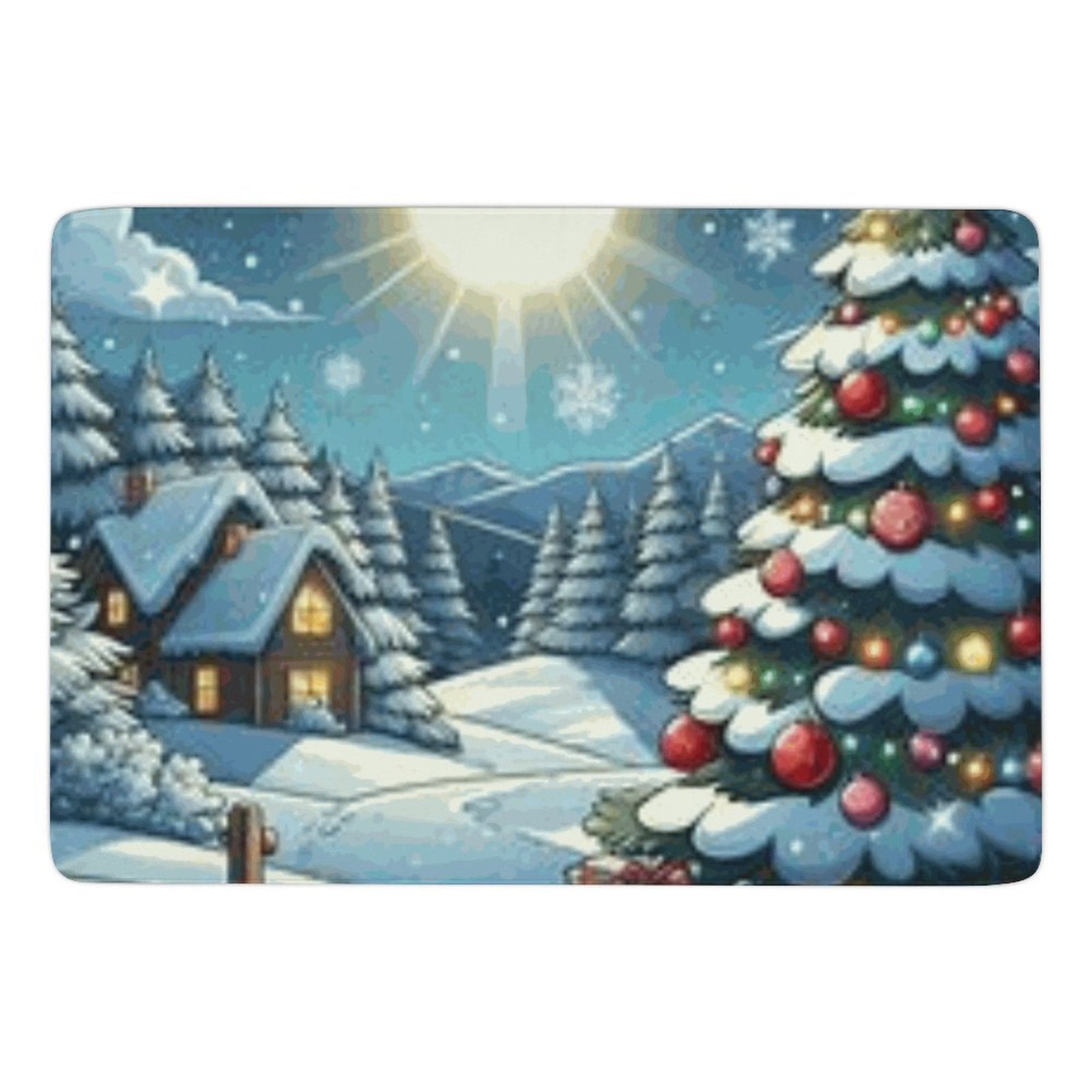 Coral Velvet Floor Mat for Home-60&quot;x40&quot; - White / One size - ChristmasLoving.Shop