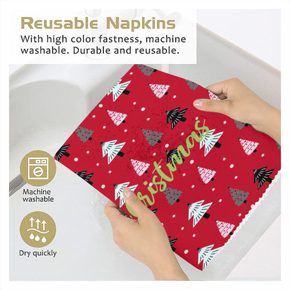 Napkin Fabric｜ Polyester - pattern Christmas