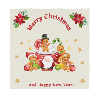 Napkin Fabric｜ Polyester - Cokies (3180 x 3180 px) (5) - White / 6PCS - ChristmasLoving.Shop