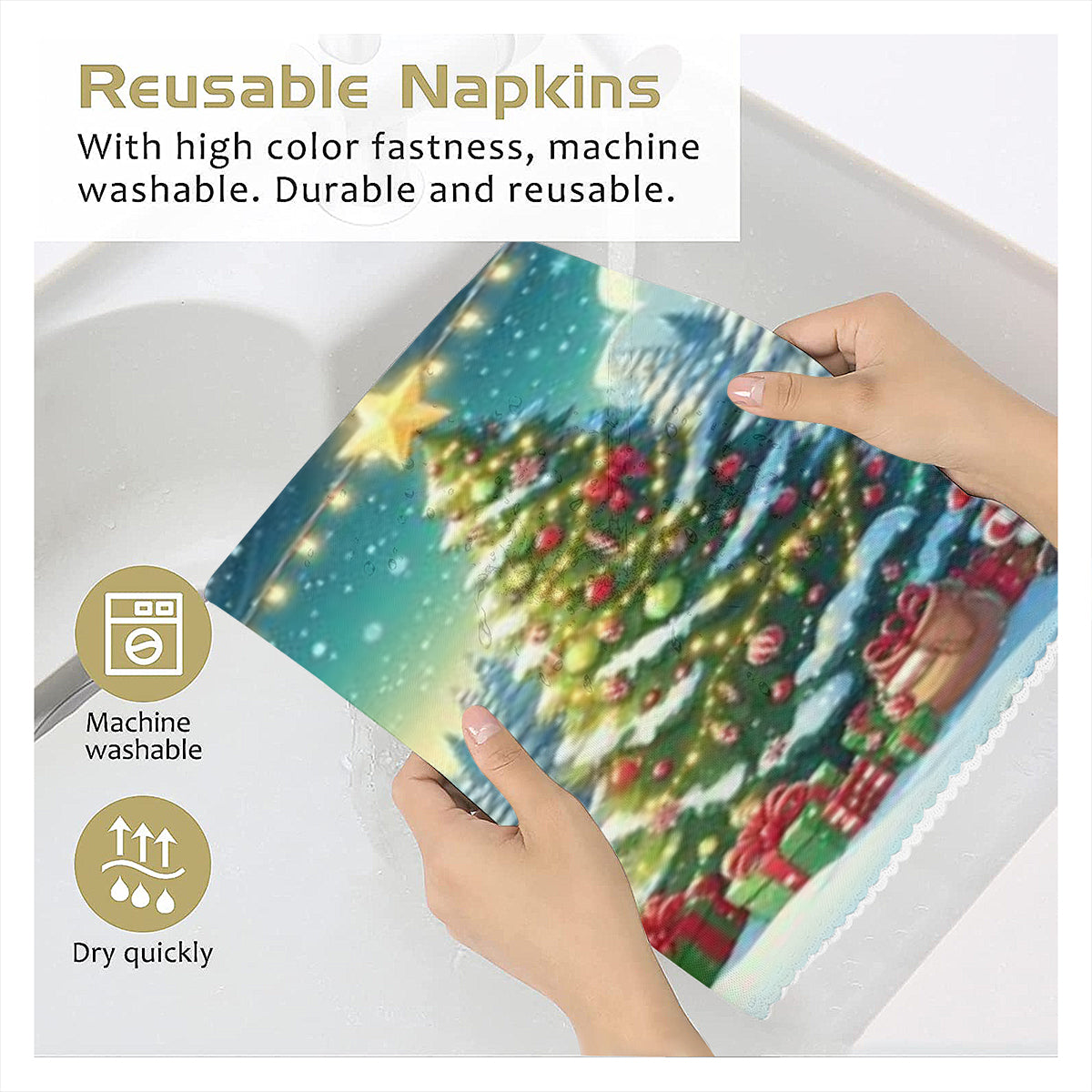 Christmas scene Napkins