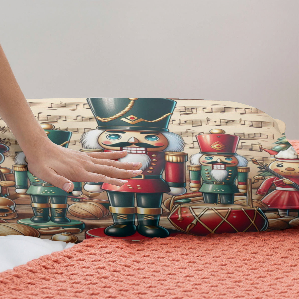 Nutcracker Christmas Quilt Cover Four-Piece Set