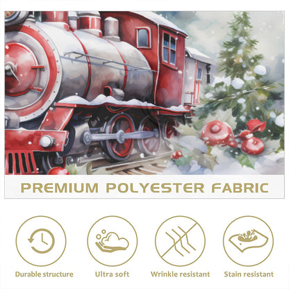 Napkin Fabric｜ Polyester - polar Express