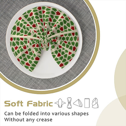 Christmas pattern Napkin Fabric｜ Polyester