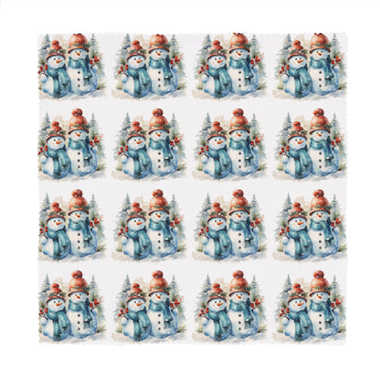 Napkin Fabric｜ Polyester - Snowman Christmas