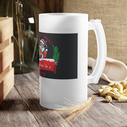 Beer Mug Funny Christmas Santa