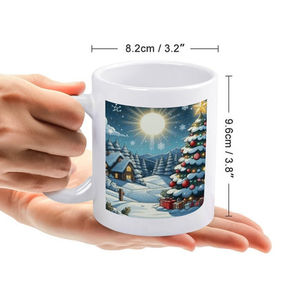 White Mug Printing (Partial Printing)