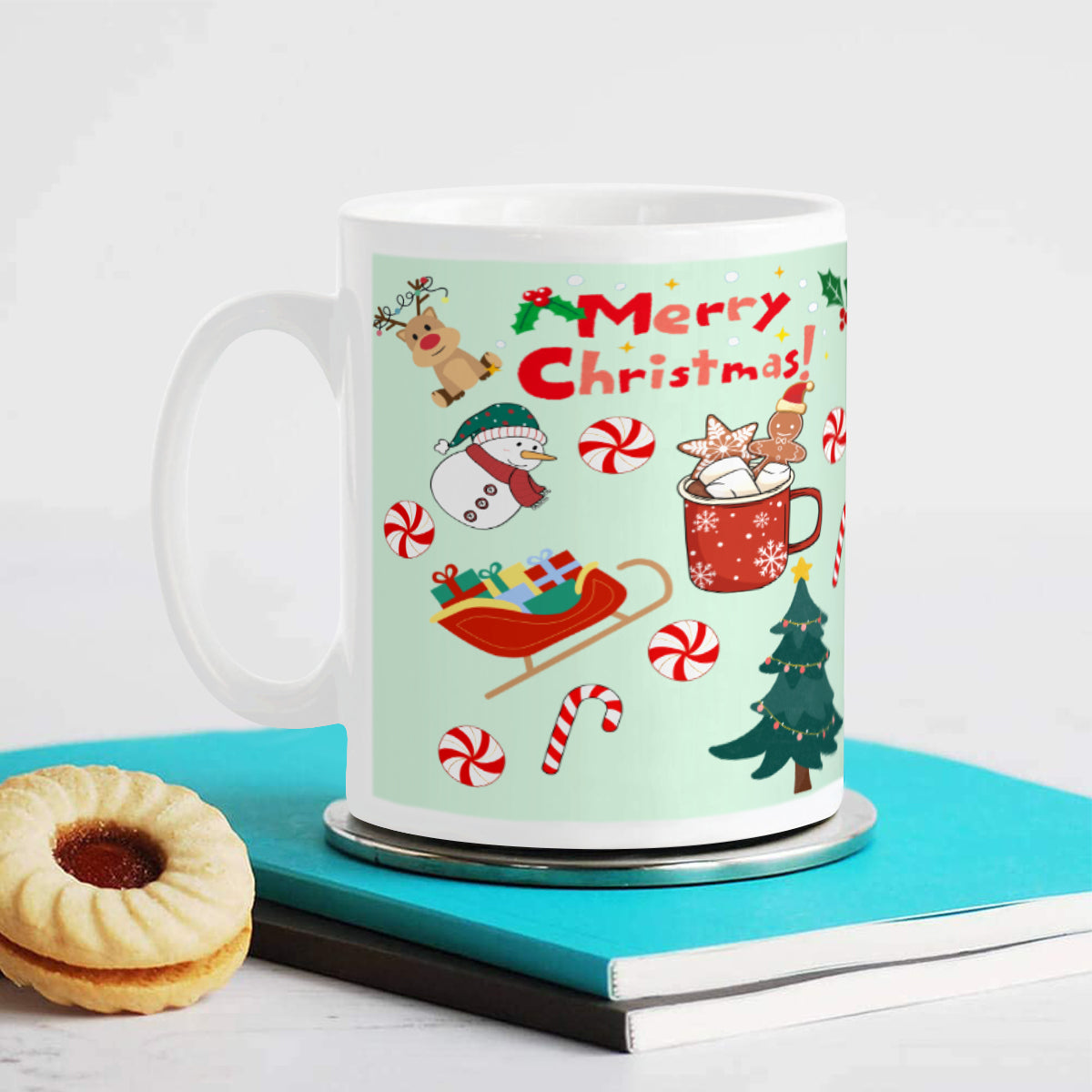 Christmas Mug (325ml/11oz) | Ceramic - Merry Christmas