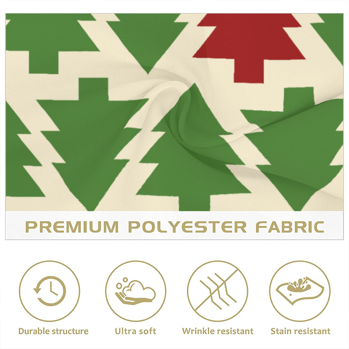 Christmas pattern Napkin Fabric｜ Polyester