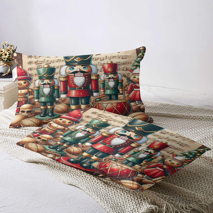 Nutcracker Christmas Quilt Cover Four-Piece Set