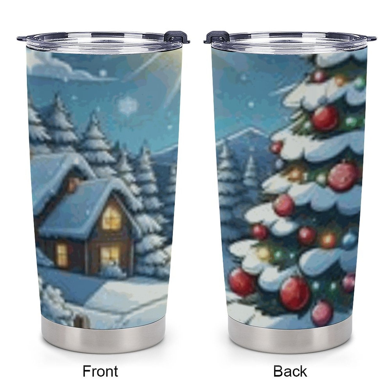 Car Travel Coffee Mug with Lid (All-Over Printing)