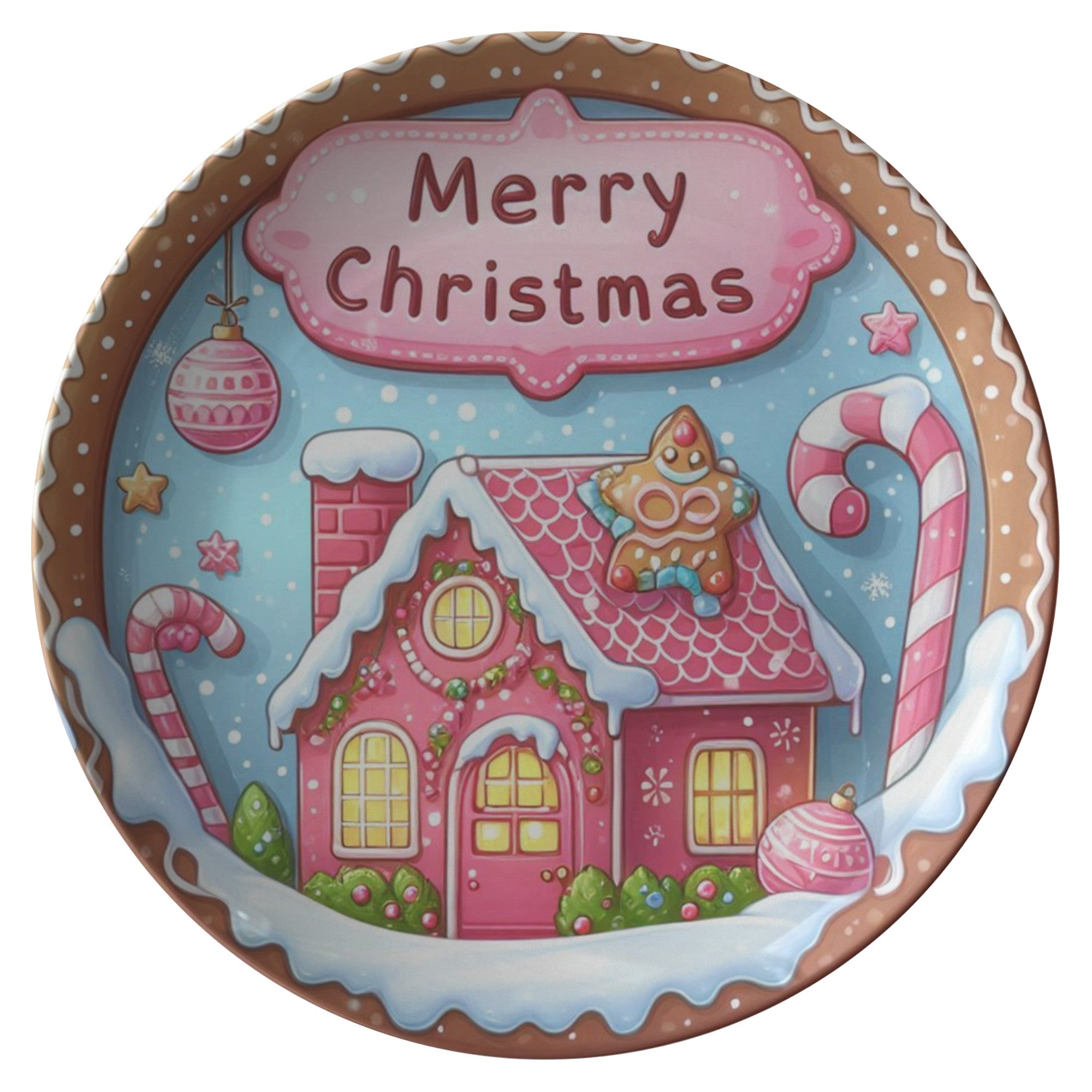 Christmas Plate Merry Christmas