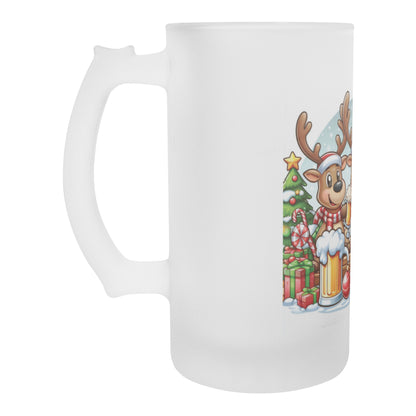 Christmas Funny Beer Stein Reindeers