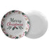 Christmas Plate with "Merry Christmas" Text, Festive Table Decor, HoliPRODUCT INFORMATION10" dinner plate manufactured from revolutionary polymer that is:

Microwave Safe
Oven Safe (250° up to 1 hour)
Dishwasher Safe
CPSC-Certified
FDAChristmasLoving.Shop
