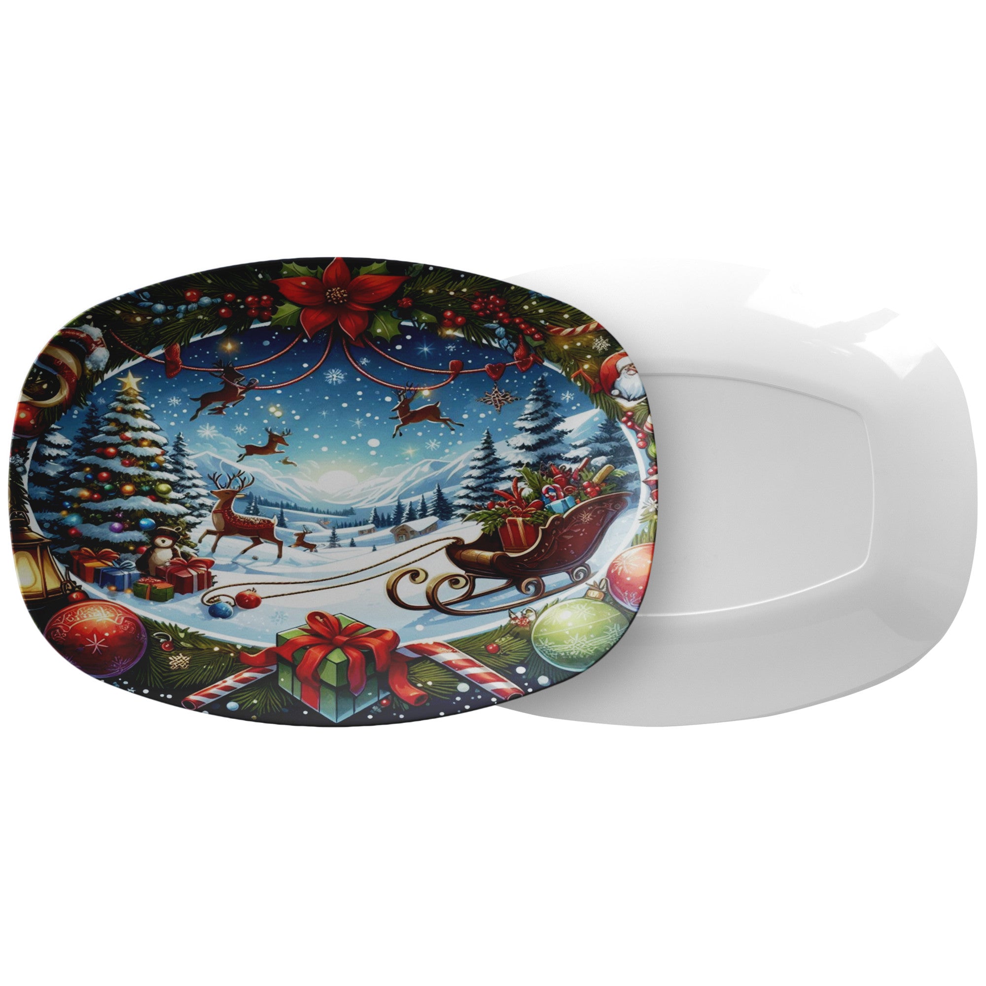 Christmas Platter Mrs Claus,  Gift for Cooker, Gift for Baker, ChristmMeet your new go-to serving platter! This awesome 10x14&quot; platter is built for everyday use and those &quot;I need to feed a crowd!&quot; moments.
Imagine this: You&