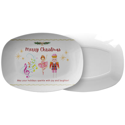 Christmas Platter Nutcrackers,  Gift for Cooker, Gift for Baker, ChrisMeet your new go-to serving platter! This awesome 10x14&quot; platter is built for everyday use and those &quot;I need to feed a crowd!&quot; moments.
Imagine this: You&