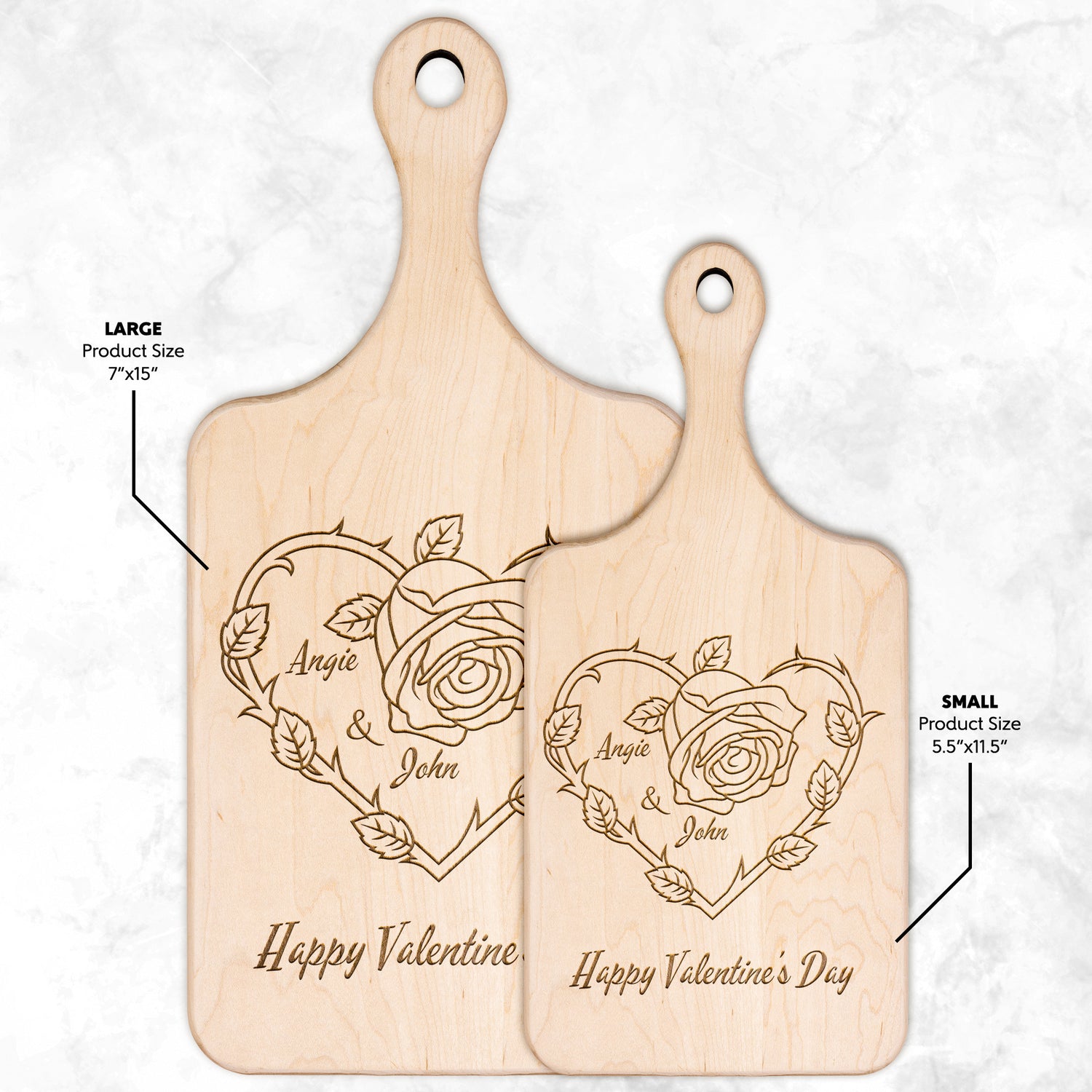 Custom Cutting Board for Valentine&
