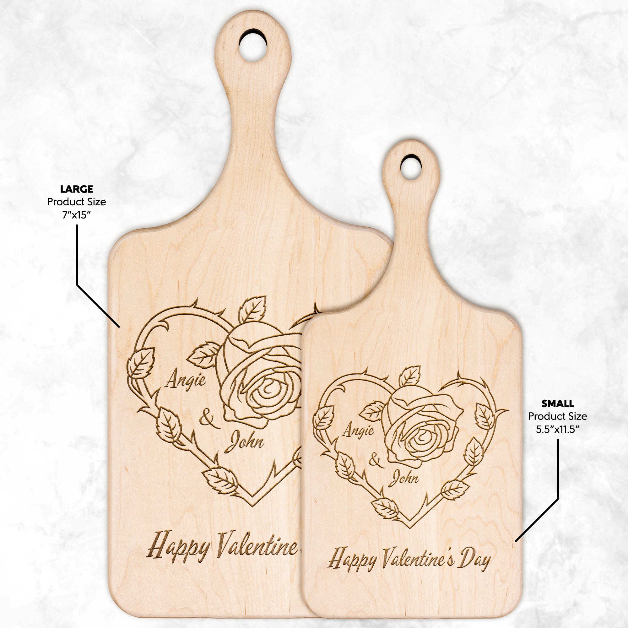 Custom Cutting Board for Valentine&