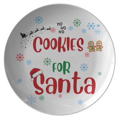 Festive Christmas Plate for Santa – Unique Design to Delight on Christmas Night!