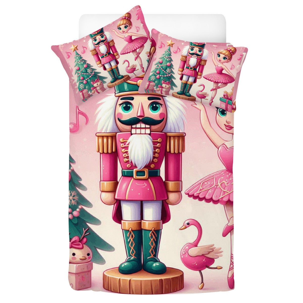 Christmas Nutcracker Pink Beddings