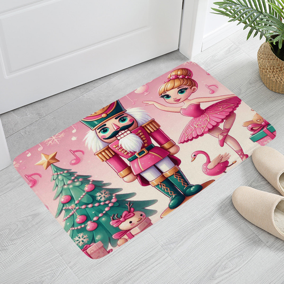 Nutcracker Pink  Doormat