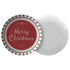 Merry Christmas Plate, Holiday Dinnerware, Christmas Table Decor, Festive Serving Dish, Holiday Party Gift - Set of Four - ChristmasLoving.Shop