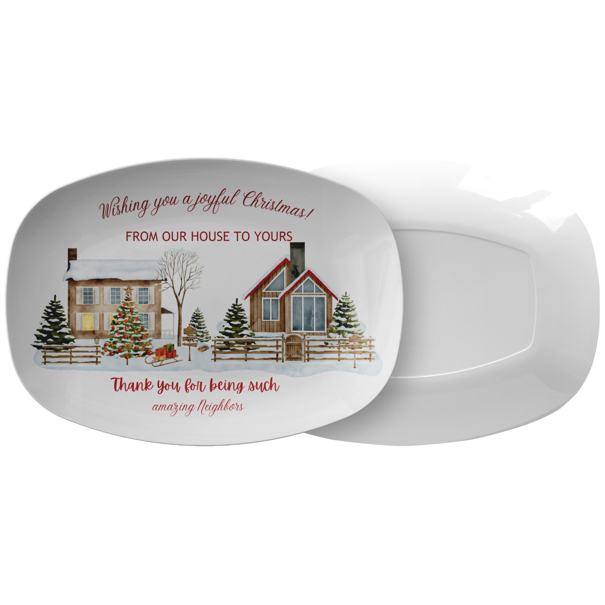 Platter Merry Christmas, Christmas gift, Table decoration, Christmas TMeet your new go-to serving platter! This awesome 10x14&quot; platter is built for everyday use and those &quot;I need to feed a crowd!&quot; moments.
Imagine this: You&