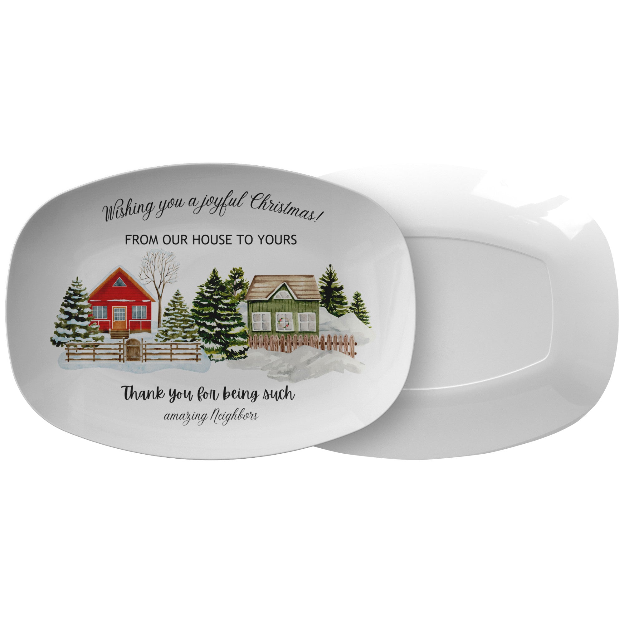 Platter Merry Christmas, Christmas gift, Table decoration, Christmas TMeet your new go-to serving platter! This awesome 10x14&quot; platter is built for everyday use and those &quot;I need to feed a crowd!&quot; moments.
Imagine this: You&