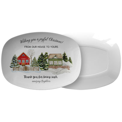 Platter Merry Christmas, Christmas gift, Table decoration, Christmas TMeet your new go-to serving platter! This awesome 10x14&quot; platter is built for everyday use and those &quot;I need to feed a crowd!&quot; moments.
Imagine this: You&