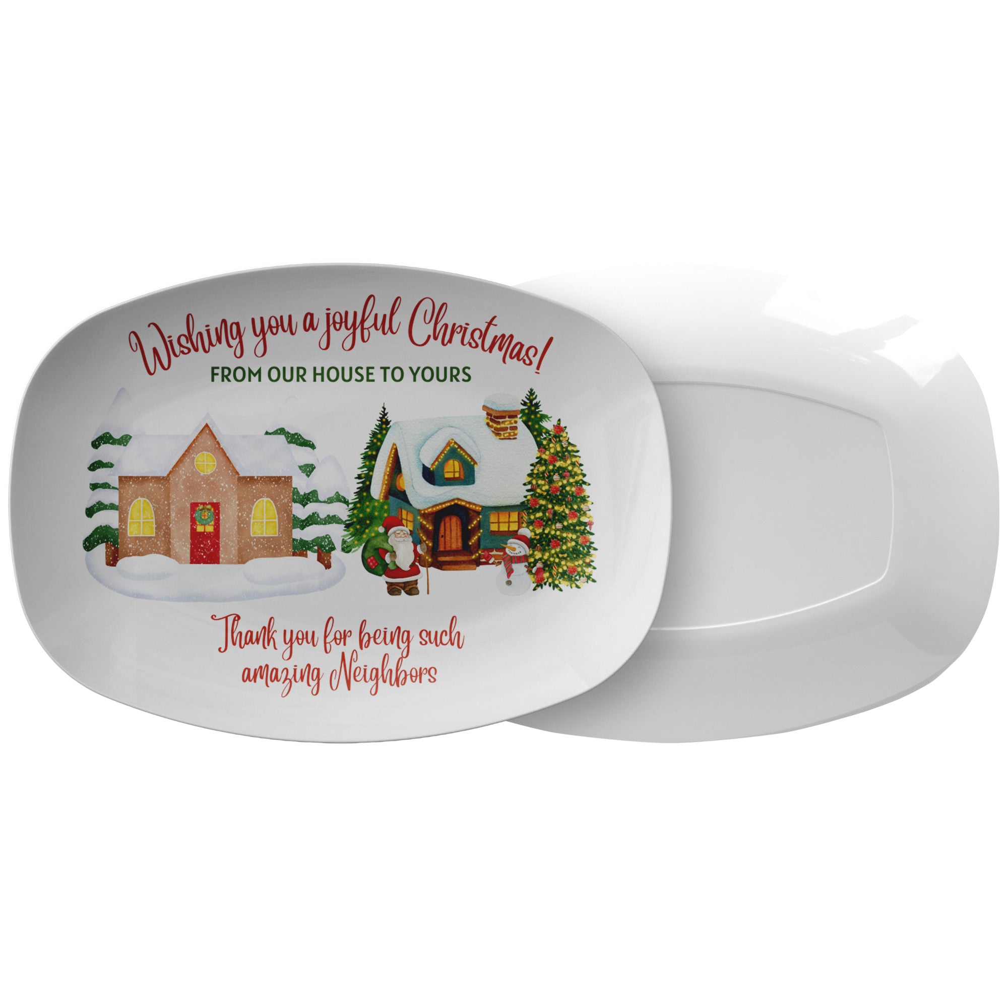 Platter Merry Christmas, Christmas gift, Table decoration, Christmas TMeet your new go-to serving platter! This awesome 10x14&quot; platter is built for everyday use and those &quot;I need to feed a crowd!&quot; moments.
Imagine this: You&