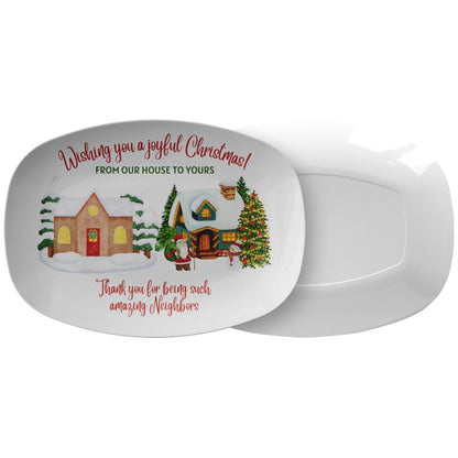 Platter Merry Christmas, Christmas gift, Table decoration, Christmas TMeet your new go-to serving platter! This awesome 10x14&quot; platter is built for everyday use and those &quot;I need to feed a crowd!&quot; moments.
Imagine this: You&