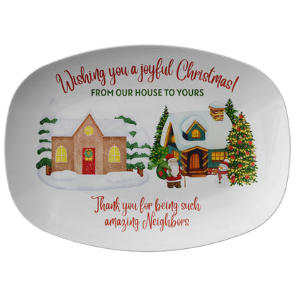 Platter Merry Christmas, Christmas gift, Table decoration, Christmas TMeet your new go-to serving platter! This awesome 10x14&quot; platter is built for everyday use and those &quot;I need to feed a crowd!&quot; moments.
Imagine this: You&