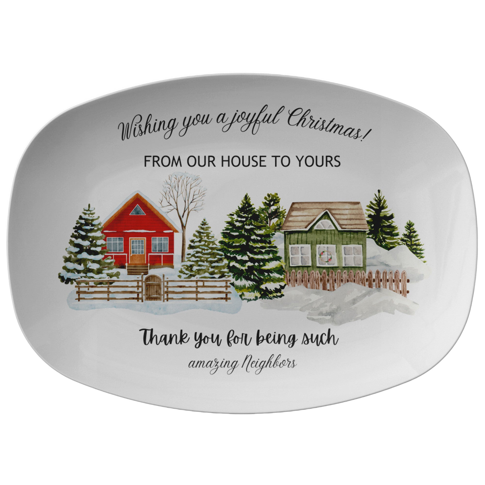 Platter Merry Christmas, Christmas gift, Table decoration, Christmas TMeet your new go-to serving platter! This awesome 10x14&quot; platter is built for everyday use and those &quot;I need to feed a crowd!&quot; moments.
Imagine this: You&