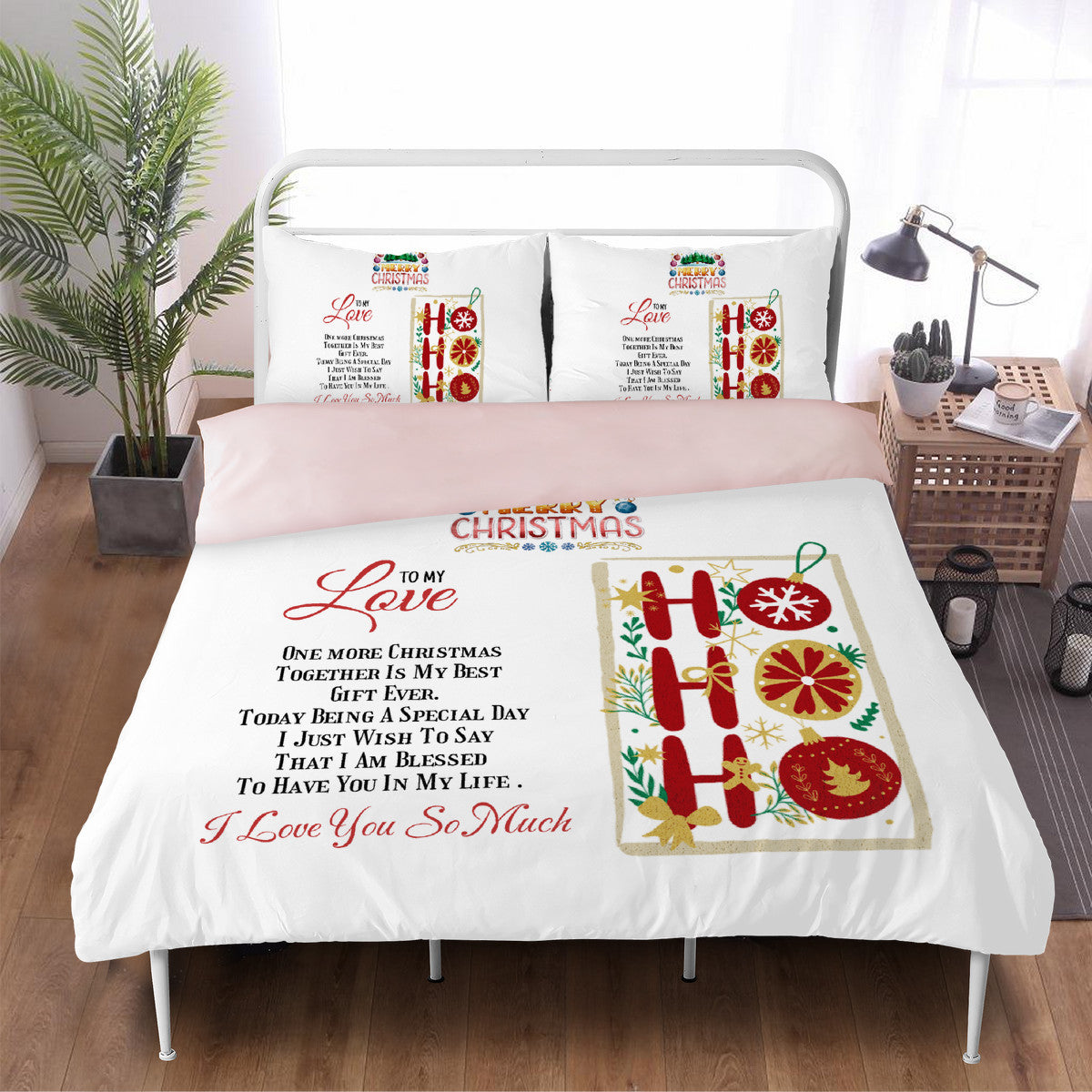 Bedding Merry Christmas to my Love