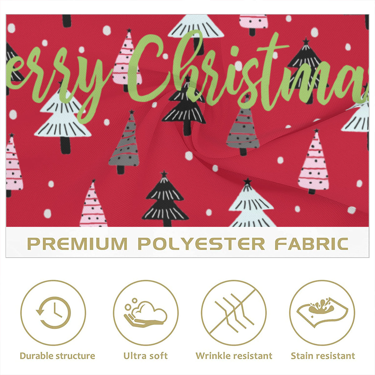 Napkin Fabric｜ Polyester - pattern Christmas