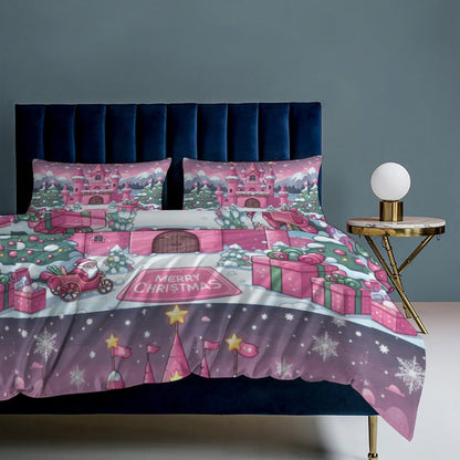 3-Piece Bedding Set-102&quot;x90&quot;/ 259x229cm (Dual-sided Printing)