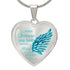 Luxury Heart pendant Necklace When someone you love becomes a Memory that Memory becomes a Treasure.